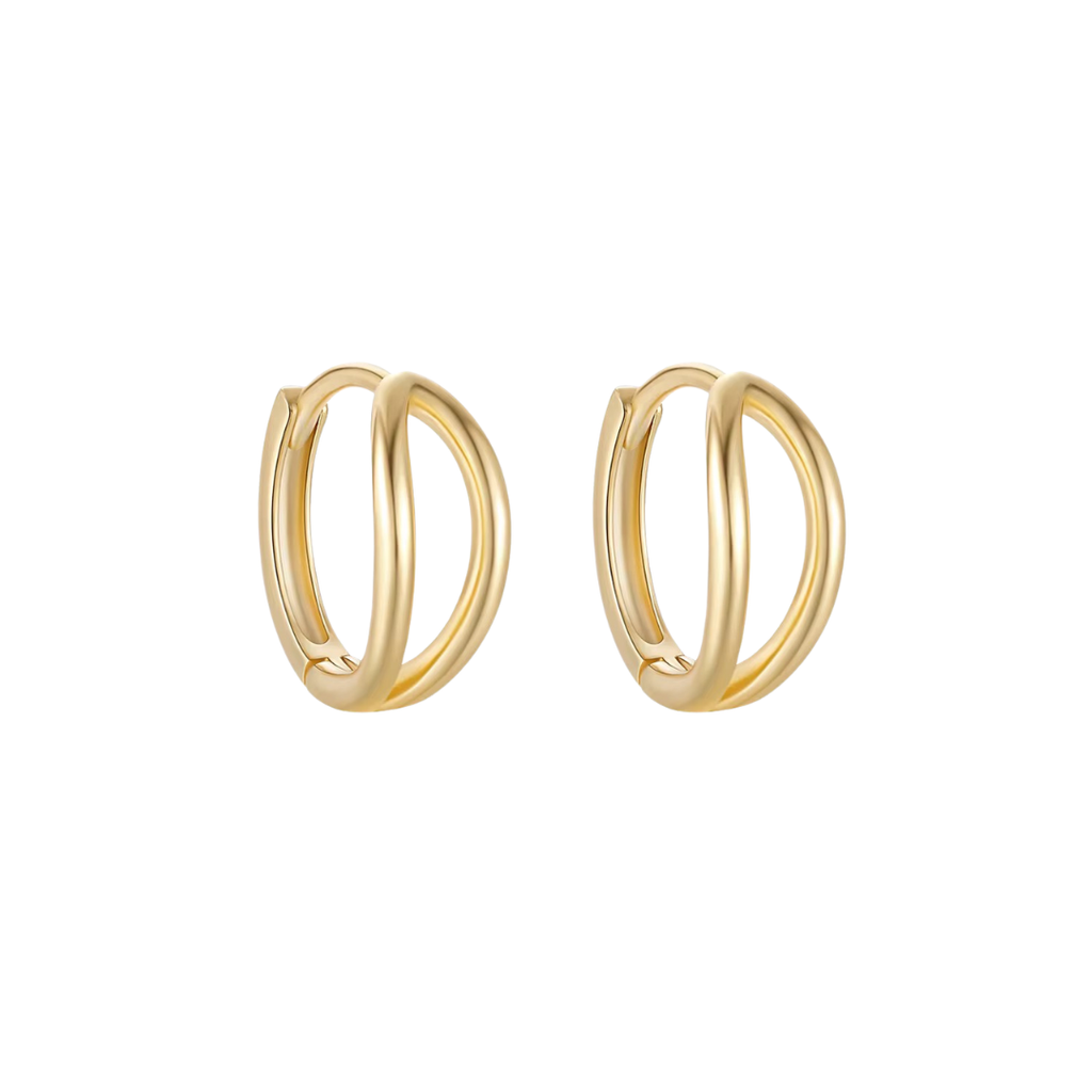 Cleave Huggies – Sterling Silver Hypoallergenic Hoop Earrings