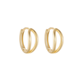 Cleave Huggies – Sterling Silver Hypoallergenic Hoop Earrings