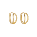 Cleave Huggies – Sterling Silver Hypoallergenic Hoop Earrings