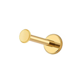Disc Titanium Flat Back Studs (Plain / Everyday Minimalist)