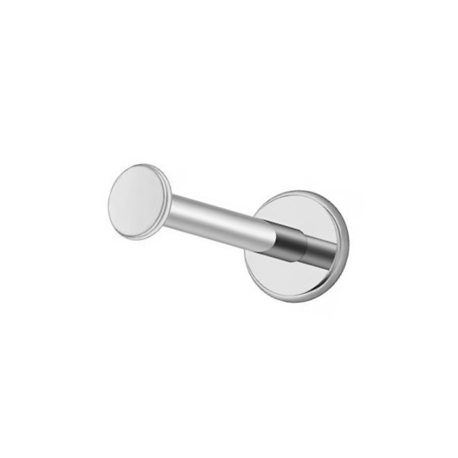 Disc Titanium Flat Back Studs (Plain / Everyday Minimalist)