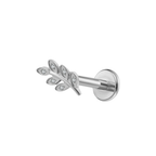 Cz Birch Titanium Flat Back Studs (Plain / Everyday Minimalist)