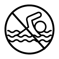 4. No swimming